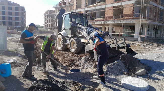 MASKİ’den Akhisar Hürriyet Mahallesinde Altyapı Çalışması