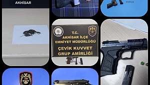 Eylül Ayında Akhisar'da  25 Ruhsatsız Tabanca ve 14 Ruhsatsız Silah Ele Geçirildi