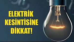 Akhisar'da 25 Kasım cumartesi günü elektrik kesintileri