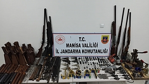 Akhisar'da yasadışı silah imalatı ve ticareti operasyonu