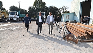 Genel Müdür Aslay, Seyitahmet Depo Alanını İnceledi
