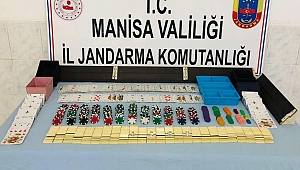 Jandarma'dan Bağ evine Kumar Baskını
