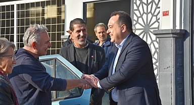 BAŞKAN DUTLULU ESNAF ZİYARETLERİNİ SÜRDÜRÜYOR