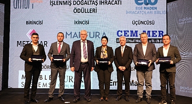 Maden ihracatının yıldızları ve AMORF Tasarım Yarışmasında kazananlar ödüllendirildi