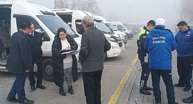 Okul Servis Araçları ve Şoförleri Denetimleri Devam Ediyor