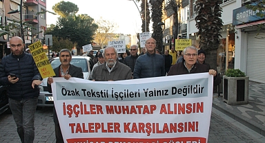 Özak Tekstil İşçilerine Akhisar'dan Destek