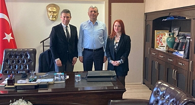 Özel Medigün Akhisar Hastanesi yöneticilerinden Akhisar kaymakamı Murat KÜTÜK'e ziyaret.