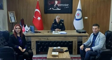 Özel Medigün Akhisar Hastanesinden ilçe emniyet müdürlüğüne ziyaret.