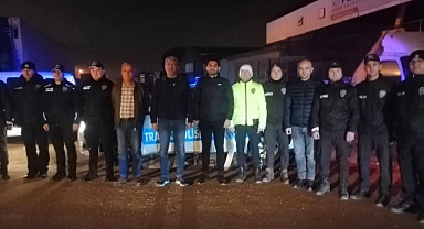 Yeni Yıla görev başında giren personellere Kaymakam Kütük'ten Sürpriz Ziyaret