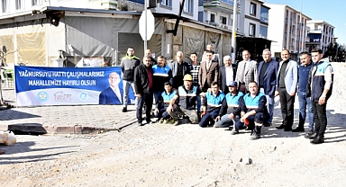Genel Müdür Burak Aslay, Efendi Mahallesinde Yağmursuyu Hattı Çalışmalarını İnceledi