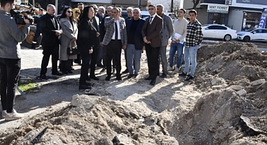 Genel Müdür Burak Aslay, Ulucami Mahallesinde Yağmur Suyu Hattı Çalışmalarını İnceledi