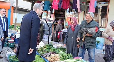 Ömer İşçi’ye Köylü Pazarından Yoğun Destek