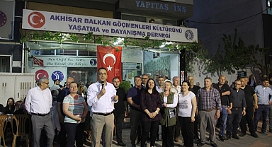 Akhisar Balkan Göçmenleri Derneğinden iftar olayı ile ilgili açıklama