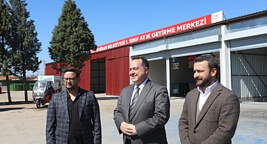 Akhisar Belediyesi 1'inci Sınıf Atık Getirme Merkezi tanıtıldı