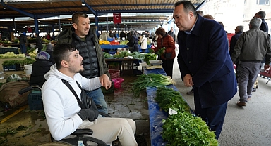 BAŞKAN DUTLULU, ESNAF ZİYARETLERİNİ SÜRDÜRÜYOR