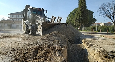 Efendi Mahallesinde Yağmur Suyu Hattı Çalışması Yapıldı