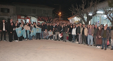 İYİ Partili Hüseyin Ali Doğan, Ballıca ve Dereköy'de davul zurnayla karşılandı