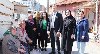 ÖMER İŞÇİ'DEN ESNAFLARA ZİYARET