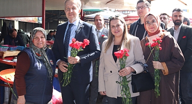 ÖMER İŞÇİ'DEN PAZAR PAZARI VE ÇARŞAMBA PAZARINA ZİYARET