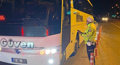 Şehirlerarası Yolcu Taşıyan Araçların Denetimi yapıldı