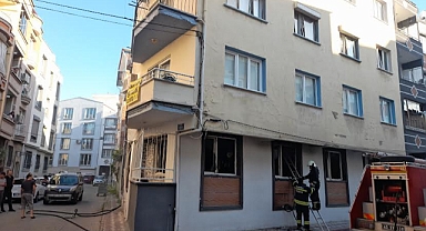 Akhisar'da Apartman Dairesinde Yangın meydana geldi