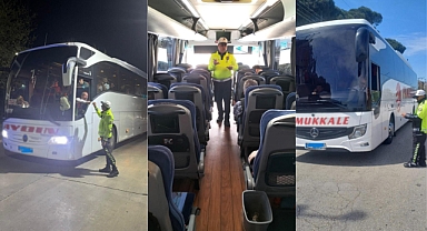Terminallerde Otobüslere Emniyet Kemeri Denetimi yapıldı