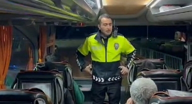 Terminallerde Otobüslere yönelik Emniyet Kemeri Denetimi ve Bilgilendirilmesi yapıldı