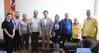 Akhisarlı basın mensuplarından başsavcı ve basın savcısına ziyaret