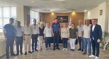 CHP Akhisar İlçe Başkanlığından Yeni Emniyet Müdürüne Tebrik Ziyareti