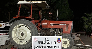 SARUHANLI'DA ÇALINAN TRAKTÖR BAŞKA BİR İLÇEDEN ÇIKTI