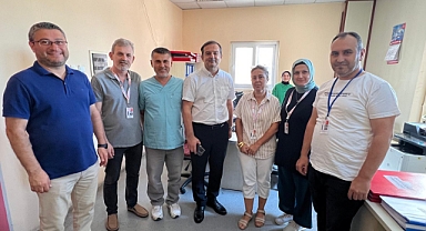 İl sağlık Müdürü Karaca'dan Akhisar Mustafa Kirazoğlu Devlet Hastanesine Ziyaret