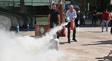 MASKİ’de Gerçeği Aratmayan Yangın Tatbikatı