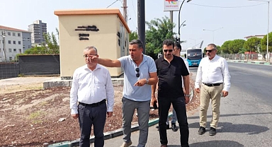 Ulaşım Daire Başkanı Hüseyin Üstün, Akhisar ilçesinde incelemelerde bulundu