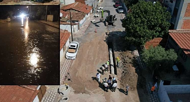 Akhisar Cumhuriyet Mahallesinin taşkın çilesine son veriliyor