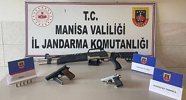 Akhisar'da Jandarmadan Silah Operasyonu