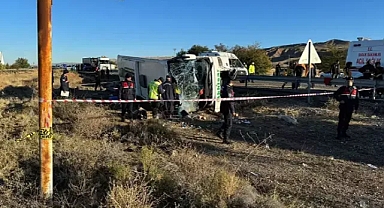Akhisar otobüsü Ankara yolunda kaza yaptı! 6 Ölü, 20 Yaralı