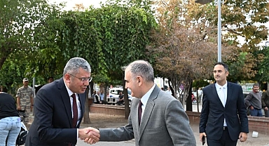 Vali Özkan, İlçelerde Değerlendirmelerde Bulundu