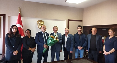 Akhisar Kent Konseyi, Kaymakam Mustafa Can’ı ziyaret ettiler