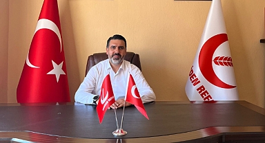 Yeniden Refah Partisi Akhisar İlçe Başkanlığı 24 Kasım Öğretmenler Günü Kutlama mesajı