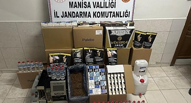 Akhisar Medar'da kaçak sigara ve alkol operasyonu!