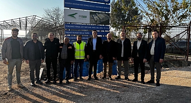 Başkan Sözcüer, 450 yataklı Yeni Akhisar Devlet Hastanesi inşaatını yerinde inceledi
