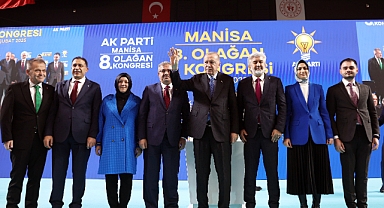 AK Parti Manisa İl Başkanlığı'nın 8. Olağan Kongresi, Cumhurbaşkanı Recep Tayyip Erdoğan'ın katılımıyla gerçekleşti.