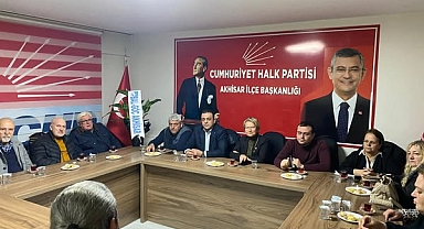 Akhisar BAL-GÖÇ Yönetiminden CHP Akhisar İlçe Teşkilatına Ziyaret