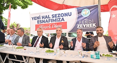 Yeni hal sezonu Turgutlu Sebze ve Meyve Hali’nde açıldı