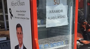 Akhisar Elektrikçiler ve Elektronikçiler Esnaf Odası ile Çarşı Esnafından Merhum Ferdi Zeyrek İçin Su Hayrı