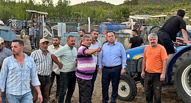 Başkan Dutlulu Yangın Bölgesinde: