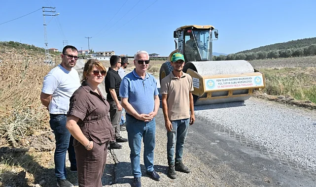 Kemiklidere'nin Yolları Yeni Nesil Asfaltla Güçleniyor