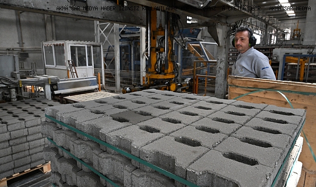 Manisa’nın Parke Taşları Büyükşehir’in Fabrikasından