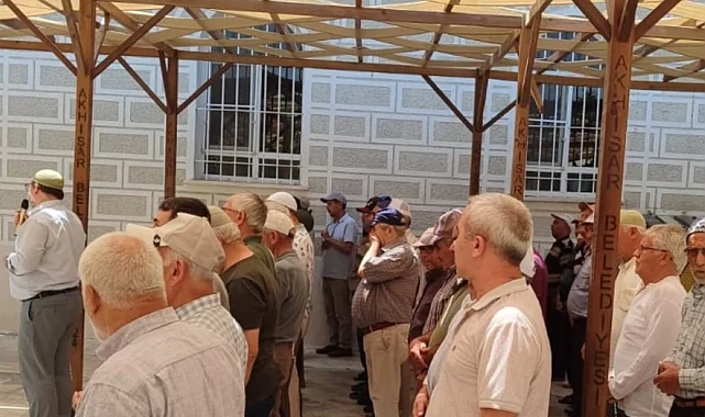 Söğütlü Camii'nde Yağmur Duası Yapıldı