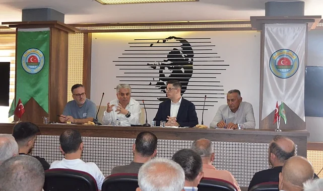 AK Parti İlçe Başkanı Sözcüer'den Ziraat Odası'na Ziyaret